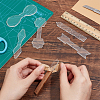 DIY Leather Keychain Acrylic Templates FIND-WH0420-105B-3