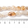 Natural Yellow Quartz Beads Strands G-G146-A10-02-5