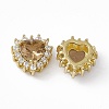 Rack Plating Brass Micro Pave Cubic Zirconia Beads KK-C007-12G-05-2