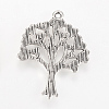 Tibetan Style Alloy Pendants TIBEP-Q064-44AS-RS-2