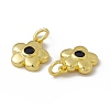 Rack Plating Brass Cubic Zirconia Charms KK-C007-23G-01-3