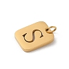 304 Stainless Steel Charms STAS-R001-01G-S-2