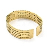 304 Stainless Steel Pave Crystal Rhinestone Hollow Out Hinged Bangles for Women BJEW-D044-03C-G-3