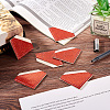 Glitter Imitation Leather Book Corner Protectors AJEW-TAC0038-03B-7