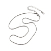2MM 304 Stainless Steel Link Chain Necklaces for Women NJEW-B131-10P-4