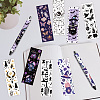 12Pcs Plastic Rub on Transfer Stickers DIY-WH0611-016-6