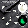 12Pcs 6 Styles Synthetic Luminous Stone Pendants G-GA0001-64A-4