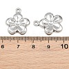 304 Stainless Steel Pendant Rhinestone Settings SA-CBA1839-16P-3