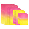72Pcs 4 Styles Two Tone Rectangle Plastic Gift Bags OPP-TA0001-17-2