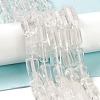 Natural Quartz Crystal Beads Strands G-M403-B17-3