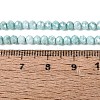 Anti-Tarnish Dyed Rondelle Glass Beads Strands EGLA-T021-3mm-17-06-4