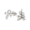 Non-Tarnish 304 Stainless Steel Stud Earrings LS-EJEW-K285-02P-2