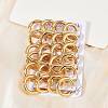 202 Stainless Steel Polishing Hoop Earrings EJEW-M106-02G-06-2