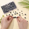 Olycraft 4 Strands 4 Style Unwaxed Natural Lava Rock Bead Strands G-OC0002-85-4