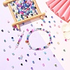 204Pcs 6 Colors Natural Agate Beads Strands G-YW0003-02-4