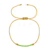Handmade Glass Seed Beads Braided Bead Bracelets LE4581-10-1