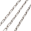 304 Stainless Steel Oval Link Chains CHS-A016-71P-A-1