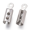 Tarnish Resistant 304 Stainless Steel Folding Crimp Ends STAS-O130-03E-2