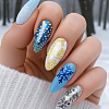 Stainless Steel DIY Nail Art Templates MRMJ-WH0092-198-5