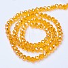 Electroplate Glass Beads Strands EGLA-A034-T3mm-B01-2