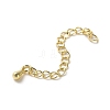 Brass Curb Chain Extender X-KK-Q807-13G-1
