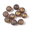 Baking Paint Glass Beads DGLA-N014-8mm-01D-1