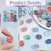 96Pcs 12 Colors Handmade Lampwork Beads LAMP-PH0001-34-4