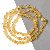 Chip Natural Citrine Beads Strands G-N0134-21-4