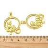 Real 18K Gold Plated Brass Pendants KK-L209-027G-3
