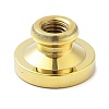 Golden Tone Wax Seal Brass Stamp Heads STAM-P002-01G-01-2