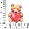 Valentine's Day Opaque Printed Acrylic Pendants OACR-A045-06I-3