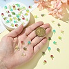 50Pcs 5 Colors Transparent Resin Decoden Cabochons RESI-YW0001-66-5