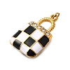 304 Stainless Steel Enamel Pendants STAS-B097-11G-2