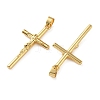 Brass Pendants KK-D221-18G-01-2