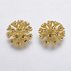 Brass Rhinestone Setting KK-N207-G-FF-2