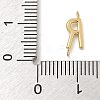304 Stainless Steel Letter Connector Charms LS-STAS-M108-01G-18-3