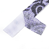 Self Adhesive Single Face Pattern Printed Burlap Ribbon OCOR-T010-04-5