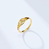 Hollow Out Trinity Knot 304 Stainless Steel Finger Rings FS-WG0AD95-07-2