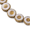 Czech Pressed Glass Beads GLAA-I061-21-3