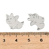 201 Stainless Steel Pendants STAS-Z195-02P-06-3