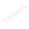 Tarnish Resistant Jewelry Tools and Equipment Decorative Stainless Steel Flat Head Pins X-STAS-E023-0.6x40mm-2