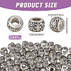 200Pcs Tibetan Style Alloy Spacer Beads TIBE-PA0001-02-2