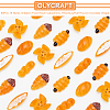 Olycraft 60pcs 6 styles Opaque Resin Decoden Cabochons RESI-OC0001-51-4