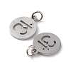 Non-Tarnish 304 Stainless Steel Charms STAS-Q201-T451P-2