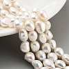 Natural Cultured Freshwater Pearl Beads Strands PEAR-P062-26G-2