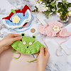 4Pcs 4 Colors Cloth Pet Hat AJEW-FH0008-80-3