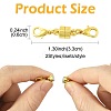 12Sets 2 Colors Brass Magnetic Clasps Converter KK-FS0001-95-4