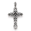 Tibetan Style Alloy Cross Gothic Pendants TIBEP-371-AS-LF-1