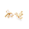 Brass Micro Pave Cubic Zirconia Charms KK-N263-79C-G-2