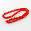 Imitation Jade Glass Beads Strands X-DGLA-S076-6mm-29-2